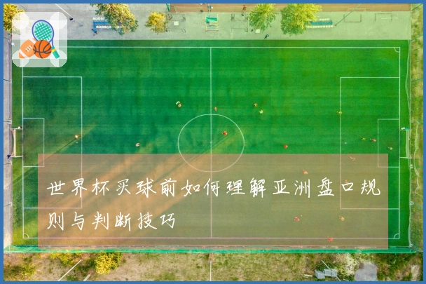 世界杯买球前如何理解亚洲盘口规则与判断技巧