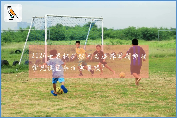 2026世界杯买球平台选择时有哪些常见误区和注意事项？